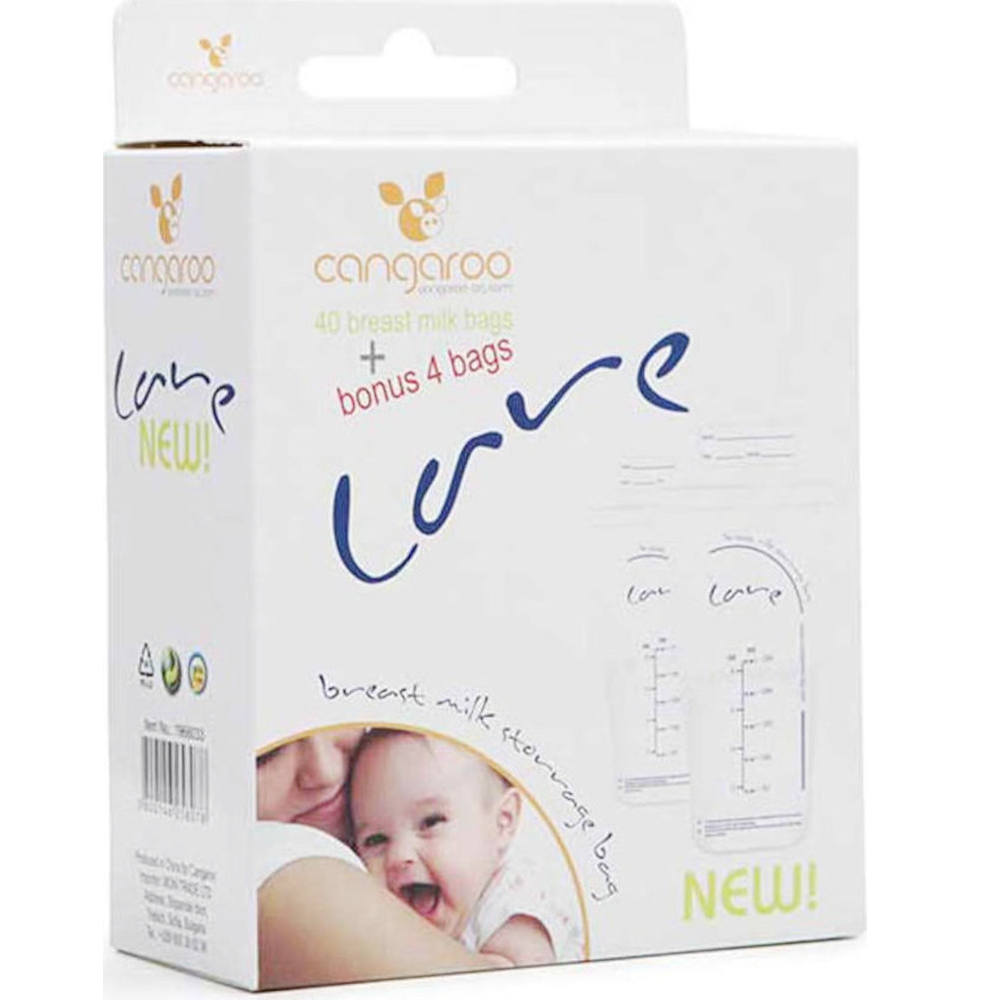 Σακούλες Αποθήκευσης Μητρικού Γάλακτος 44τμχ - Care Cangaroo