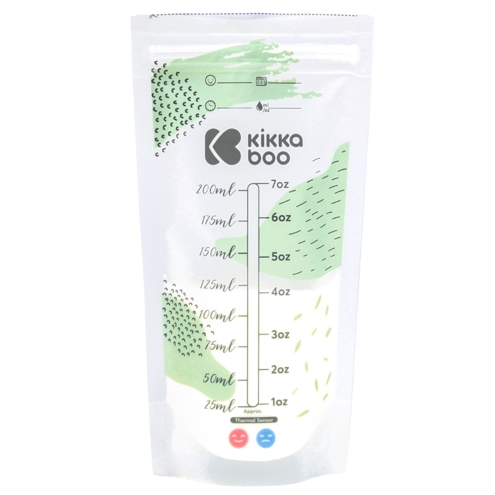 Σακουλάκια Μητρικού Γάλακτος 50τμχ με Ένδειξη Θερμοκρασίας Lactty - Kikka boo