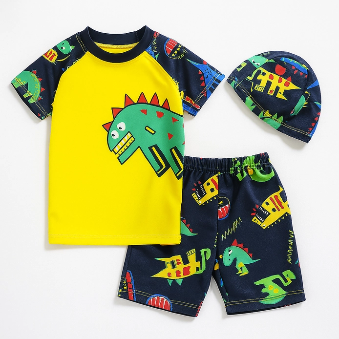 Σετ μαγιό 3 τεμαχίων με Δεινόσαυρο