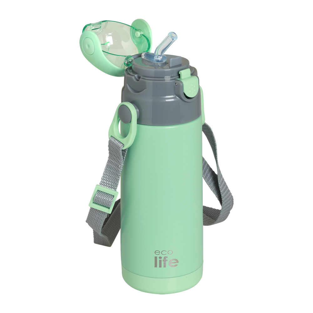 Ecolife - Μεταλλικό Θερμός Παιδικό 400ml - Μέντα