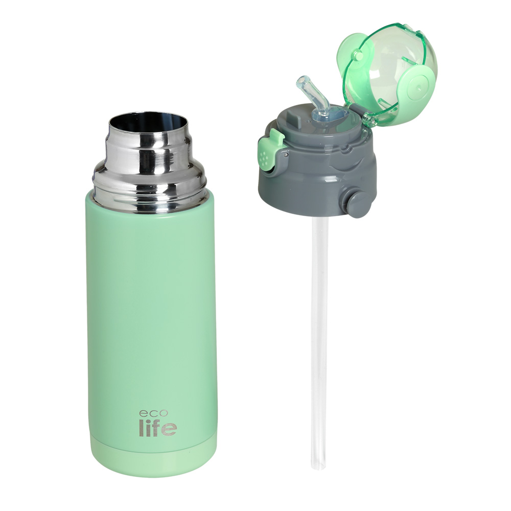 Ecolife - Μεταλλικό Θερμός Παιδικό 400ml - Μέντα