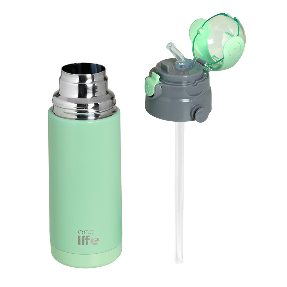 Ecolife - Μεταλλικό Θερμός Παιδικό 400ml - Μέντα
