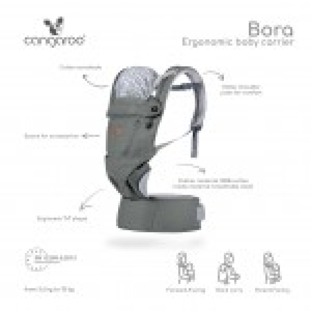 Cangaroo-Μάρσιπος Bora γκρι BC2060