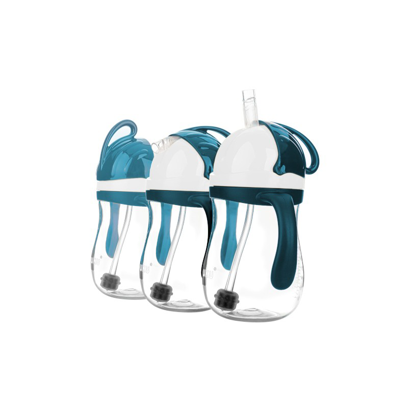 Ποτηράκι με Καλαμάκι και Βαρίδι - Navy