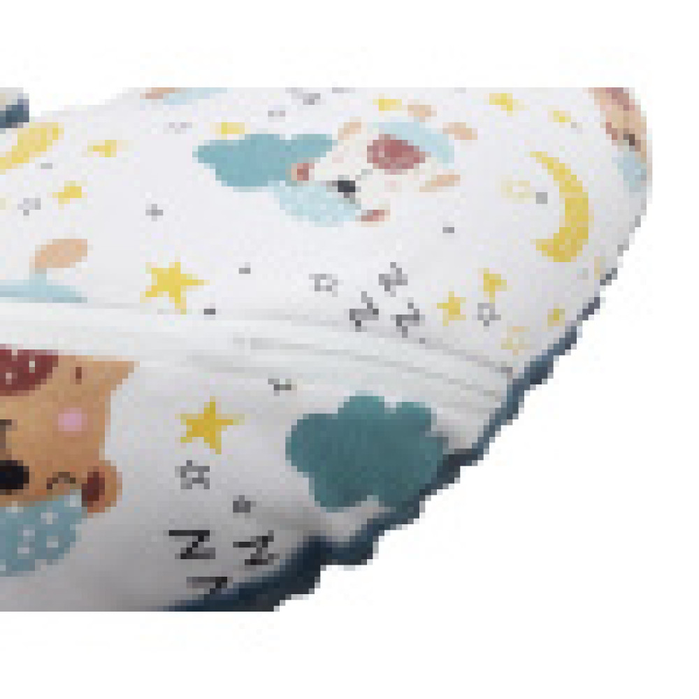 Μαξιλάρι Θηλασμού 2 Όψεων Minky Emerald Sleepy Bears Maboo 